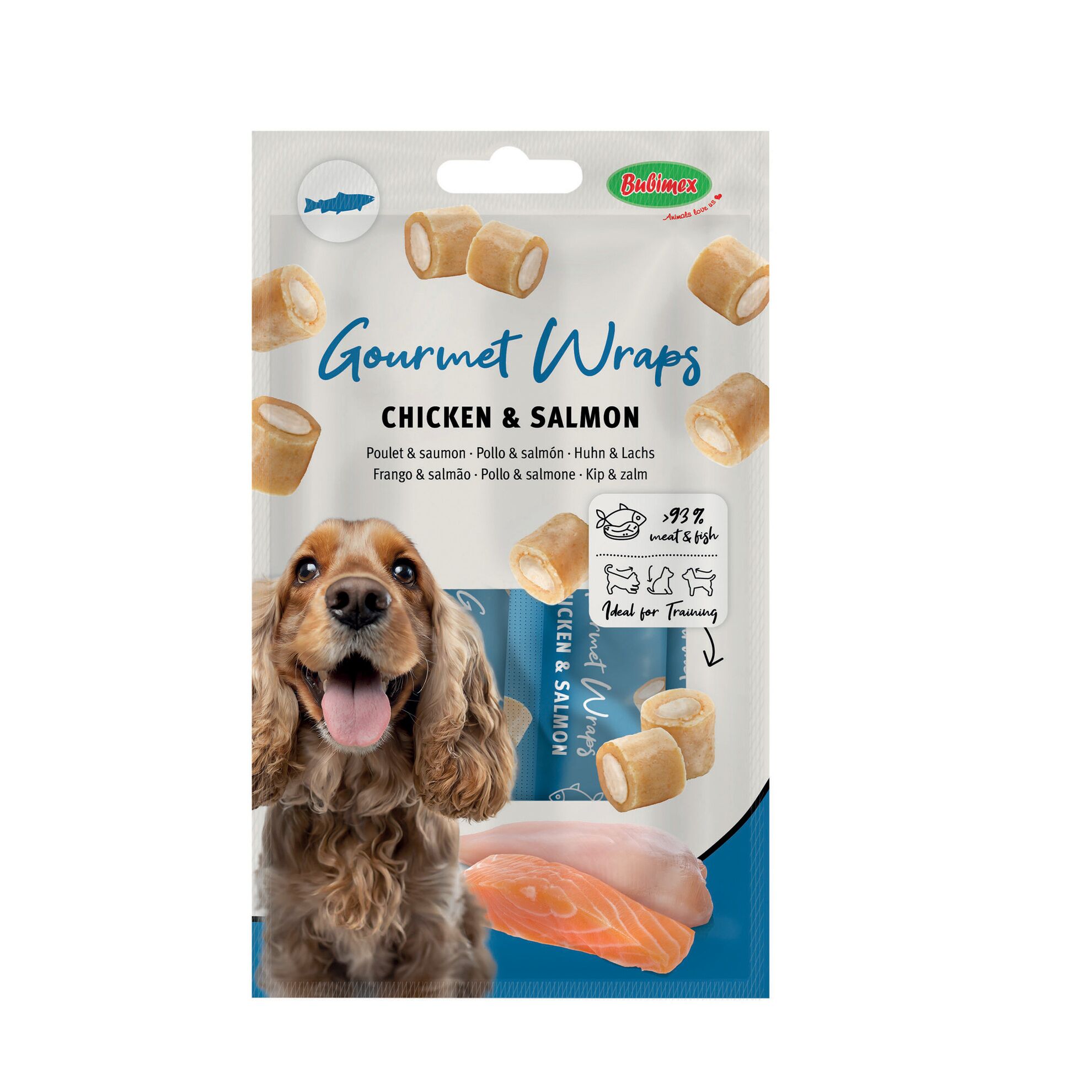 Wraps gourmet poulet saumon