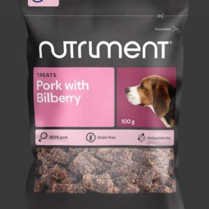 Nutriment Friandises Porc Myrtilles
